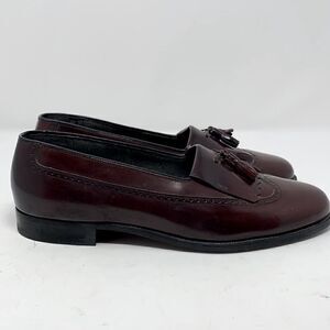 Bostonian Mahogany Kiltie Tassel slip ons size 9M